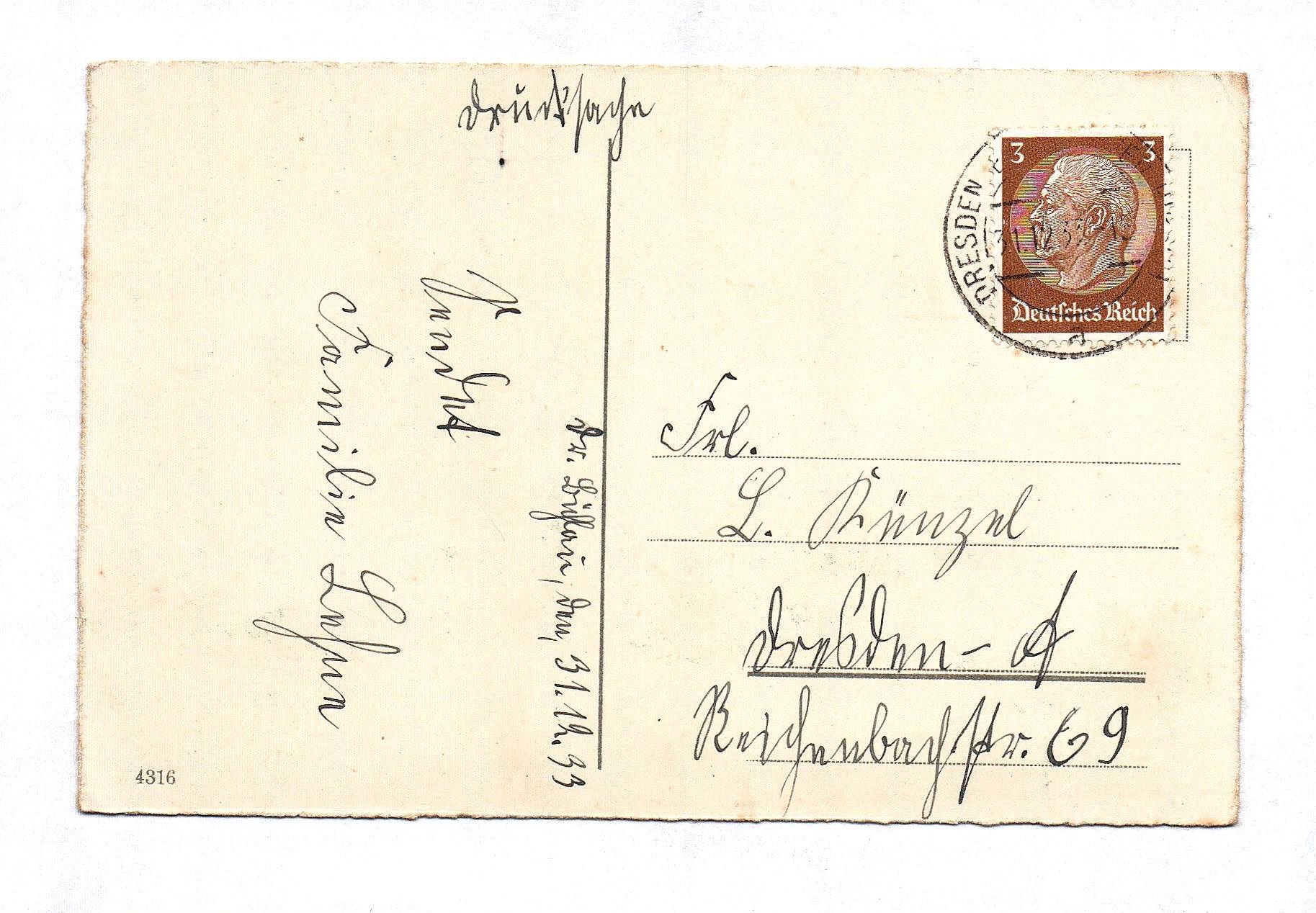 Ak Glückliche Fahrt ins neue Jahr Motivkarte Neujahr Glückwunschkarte